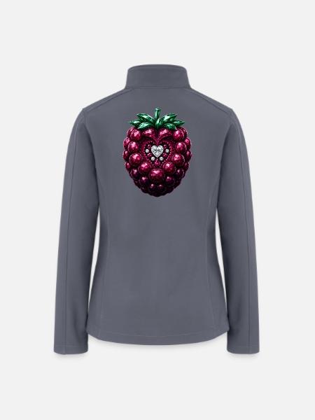 RASPBERRY GLAM - Women’s Soft Shell Jacket - gray