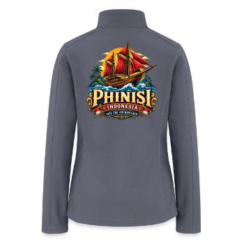 Phinisi Indonesia Sailing - Women’s Soft Shell Jacket - gray - Back