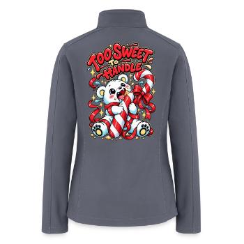 Too Sweet to Handle  - Women’s Soft Shell Jacket - gray - Back