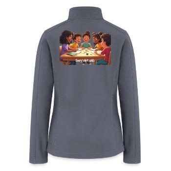 Kids Art Circle Tee - Women’s Soft Shell Jacket - gray - Back
