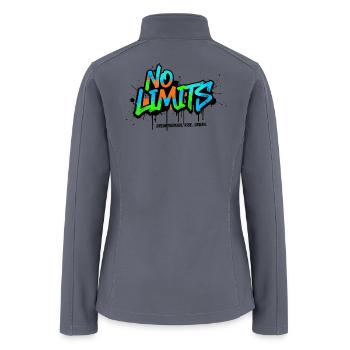 No Limits Neon Brush - Women’s Soft Shell Jacket - gray - Back