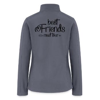 Best friends - Women’s Soft Shell Jacket - gray - Back