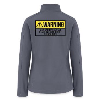 Guinea Pig - Women’s Soft Shell Jacket - gray - Back