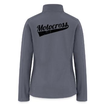 Motocross - Women’s Soft Shell Jacket - gray - Back