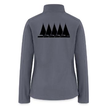 Sailing Boats - Women’s Soft Shell Jacket - gray - Back