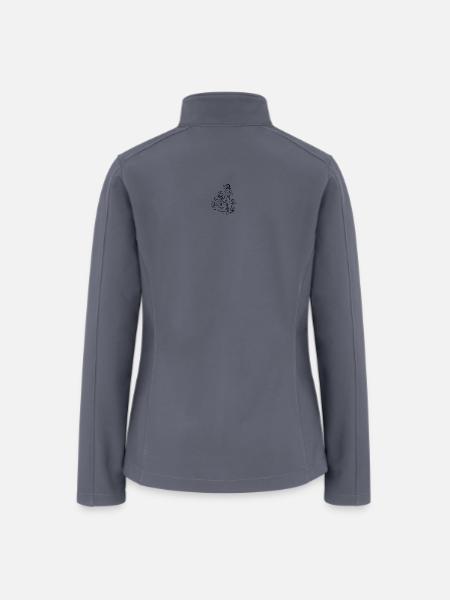Summer Beach Girls Line Art - Women’s Soft Shell Jacket - gray