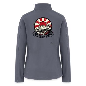 Mount Fuji – Japan Rebellion Rising - Women’s Soft Shell Jacket - gray - Back