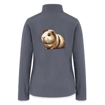 Guinea Pig - Women’s Soft Shell Jacket - gray - Back
