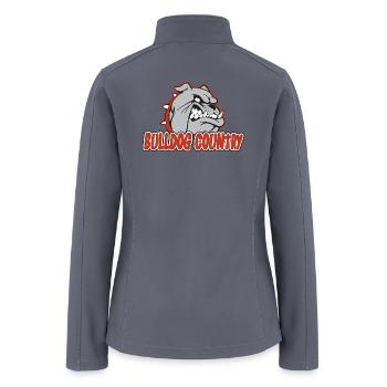 Bulldog Country - Women’s Soft Shell Jacket - gray - Back