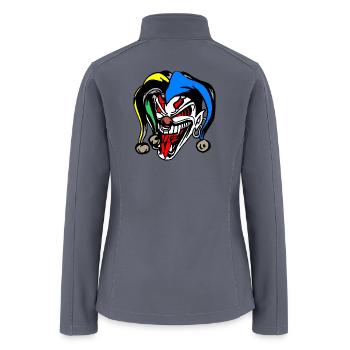 Devil Card - Women’s Soft Shell Jacket - gray - Back