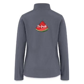 So Fresh Watermelon - Women’s Soft Shell Jacket - gray - Back