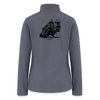 Vector Racing Driver Motor Motorsport - Women’s Soft Shell Jacket - gray - Back
