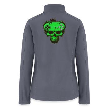 skull gamer - Women’s Soft Shell Jacket - gray - Back