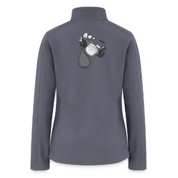 Frame the Vibe – Photography Lover Tee - Women’s Soft Shell Jacket - gray - Back