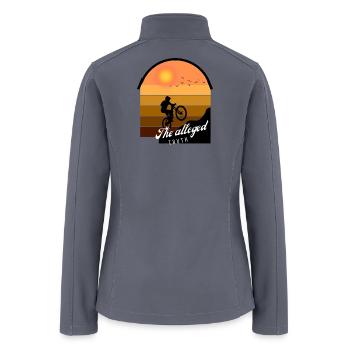 Sunset Biker Adventure Tee - Women’s Soft Shell Jacket - gray - Back