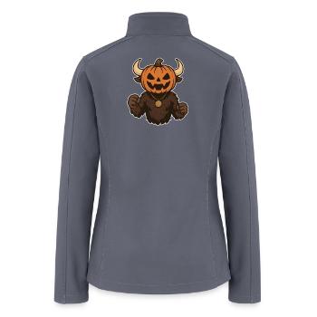 Pumpkinhead Beast Sasquatch - Women’s Soft Shell Jacket - gray - Back