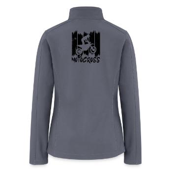 Motocross - Women’s Soft Shell Jacket - gray - Back