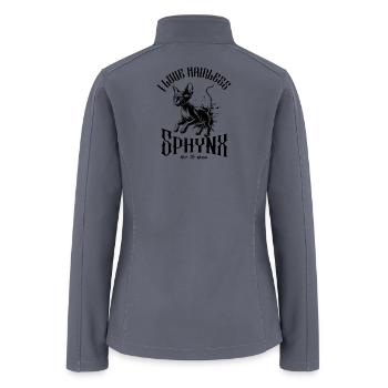 I Love Sphynx Cats Funny - Women’s Soft Shell Jacket - gray - Back