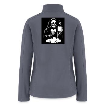 Grim Comfort - Women’s Soft Shell Jacket - gray - Back