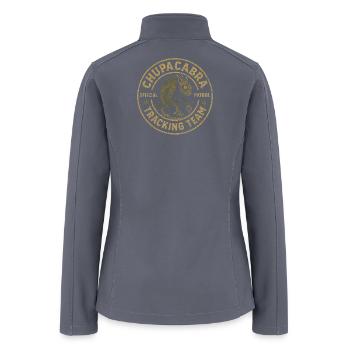 Chupacabra Tracking Team Funny Cryptid Chupacabra - Women’s Soft Shell Jacket - gray - Back