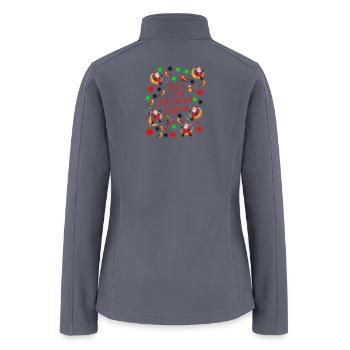 This Is My Christmas Pajama - Women’s Soft Shell Jacket - gray - Back