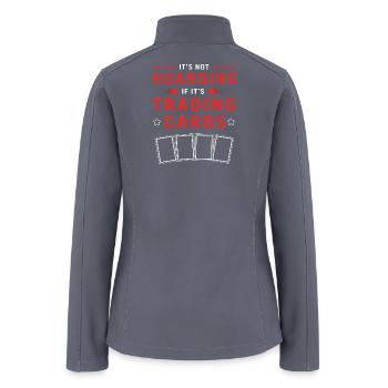 Trading Card Game Trading Cards - Women’s Soft Shell Jacket - gray - Back