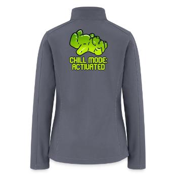 Chill Mode Activated. Funny Gummy Bear. - Women’s Soft Shell Jacket - gray - Back