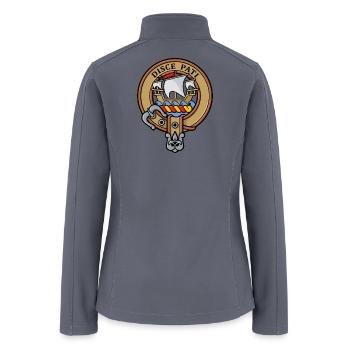 Clan Duncan Crest` - Women’s Soft Shell Jacket - gray - Back