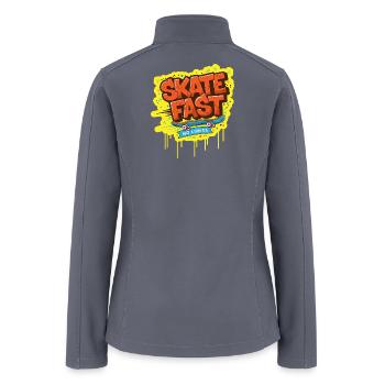 Skate Fast No Limits - Women’s Soft Shell Jacket - gray - Back
