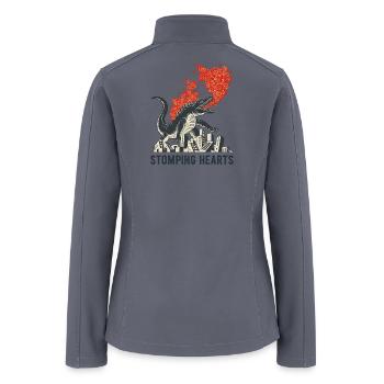 Giant Monster Love - Women’s Soft Shell Jacket - gray - Back