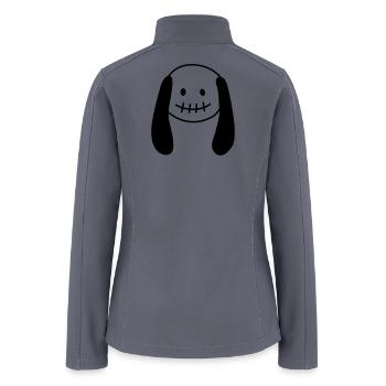 Zombie Voodoo Bunny Doll - Women’s Soft Shell Jacket - gray - Back