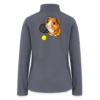 Guinea Pig Tennis - Women’s Soft Shell Jacket - gray - Back