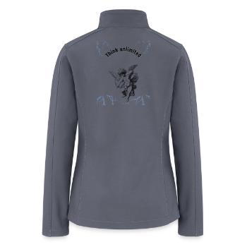 Things Unlimited Arch Lightning - Women’s Soft Shell Jacket - gray - Back