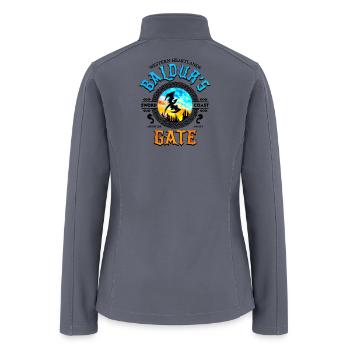 Dragon Gate Sunset Silhouette - Women’s Soft Shell Jacket - gray - Back