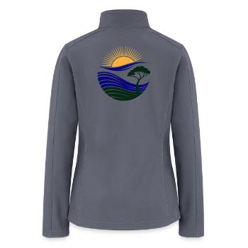 Sunrise Coast Nature Circle - Women’s Soft Shell Jacket - gray - Back