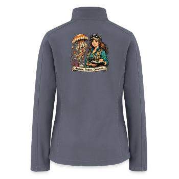 Ocean Conservator Explorer - Women’s Soft Shell Jacket - gray - Back