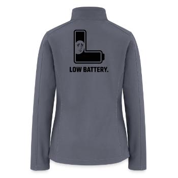 Midnight Geom Circuit - Women’s Soft Shell Jacket - gray - Back