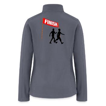 Walking Duo Finish - Women’s Soft Shell Jacket - gray - Back