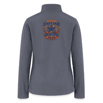 Great Autumn Fair Ferris Wheel Dallas Texas 2026 - Women’s Soft Shell Jacket - gray - Back
