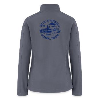 Istanbul Türkiye The City Of Seven Hills - Women’s Soft Shell Jacket - gray - Back
