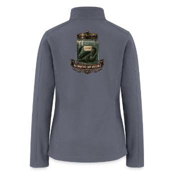 We have leeches available for those who prefer - Women’s Soft Shell Jacket - gray - Back
