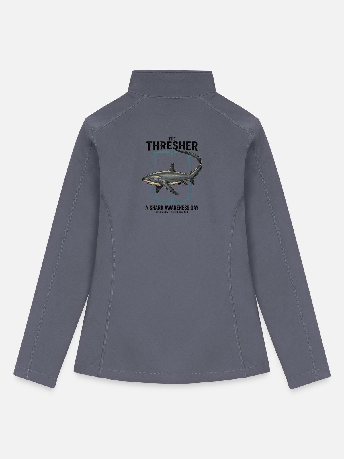 Ocean Passion Day - Women’s Soft Shell Jacket - gray - Back