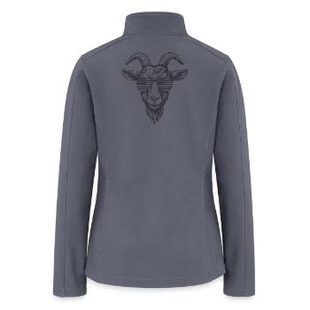 Goat USA - Women’s Soft Shell Jacket - gray - Back