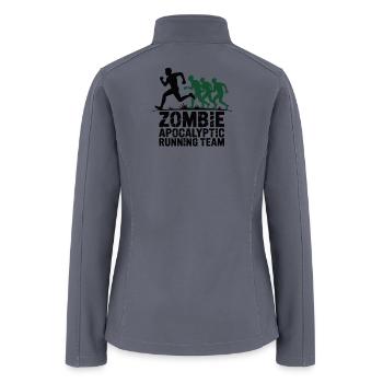 Zombie Apocalypse Running Team - Women’s Soft Shell Jacket - gray - Back