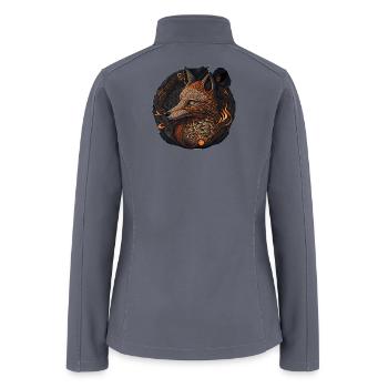 Inari Okami - Women’s Soft Shell Jacket - gray - Back