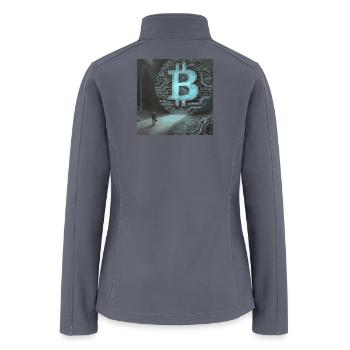 Bitcoin Adventure Of A Crypto Researcher - Women’s Soft Shell Jacket - gray - Back
