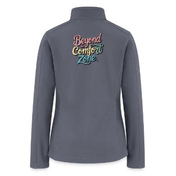 Beyond the Comfort Zone - Women’s Soft Shell Jacket - gray - Back