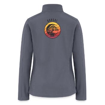 Bonsai Yin Yang - Women’s Soft Shell Jacket - gray - Back