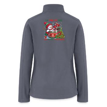 I’m Fine, It’s Fine Just Having an Avalanche - Women’s Soft Shell Jacket - gray - Back