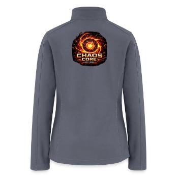 Chaos Core Fiery Vortex - Women’s Soft Shell Jacket - gray - Back